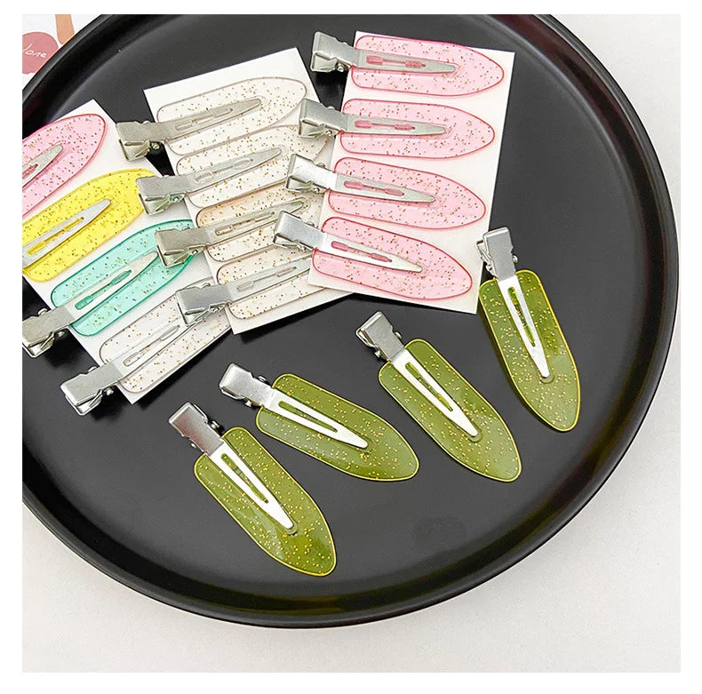 4pcs No Bend Seamless Hair Clips