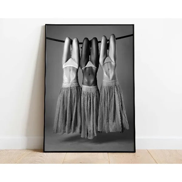 Stylish Fashion Black and White Poster