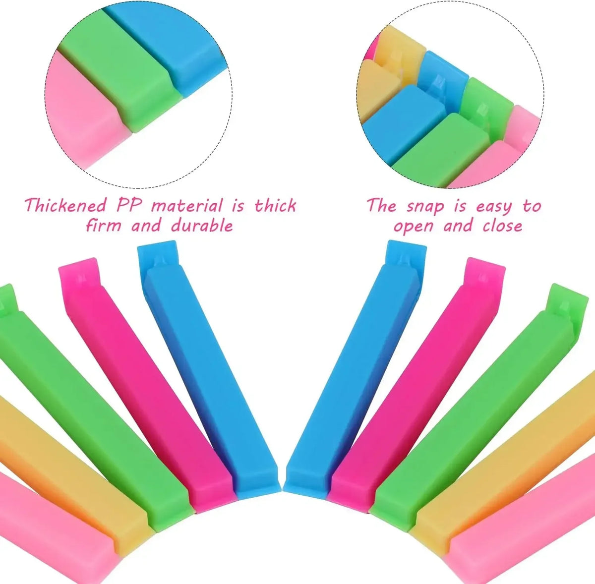 5/10/20PCS Kitchen Storage Food Clamp