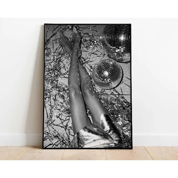 Stylish Fashion Black and White Poster