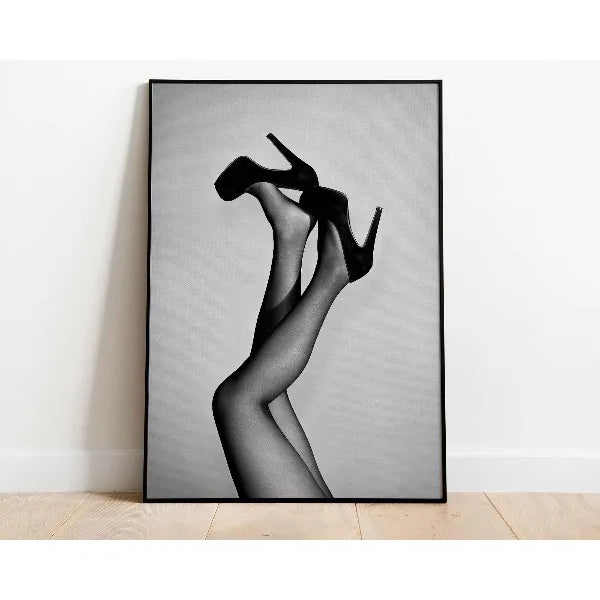 Stylish Fashion Black and White Poster