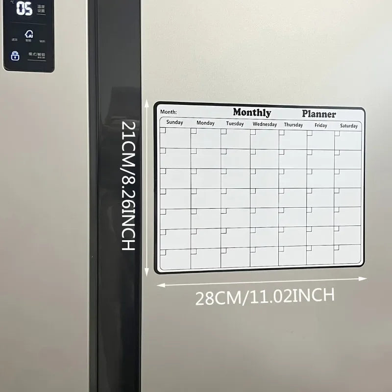 Magnetic Refrigerator Calendar