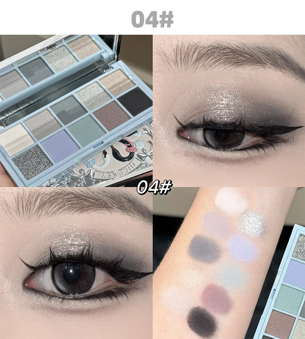 NICEKEY 10 Colors Eyeshadow Palette