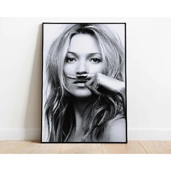 Stylish Fashion Black and White Poster