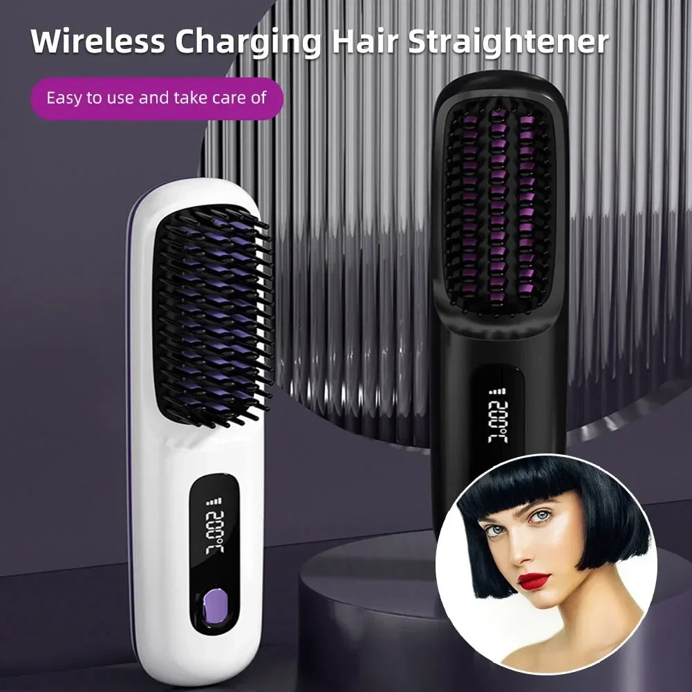 Electric Wireless Hair Straightener