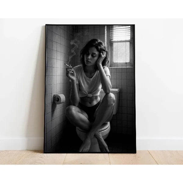 Stylish Fashion Black and White Poster