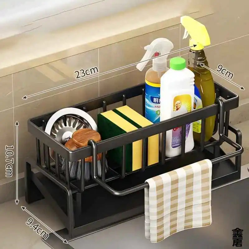 Compact Tap-Mounted Spice Shelf – Sink Organizer
