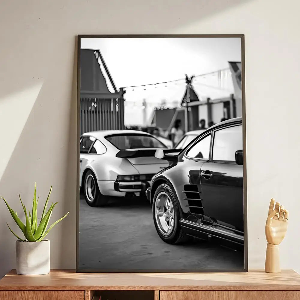 Black and White Luxury Poster