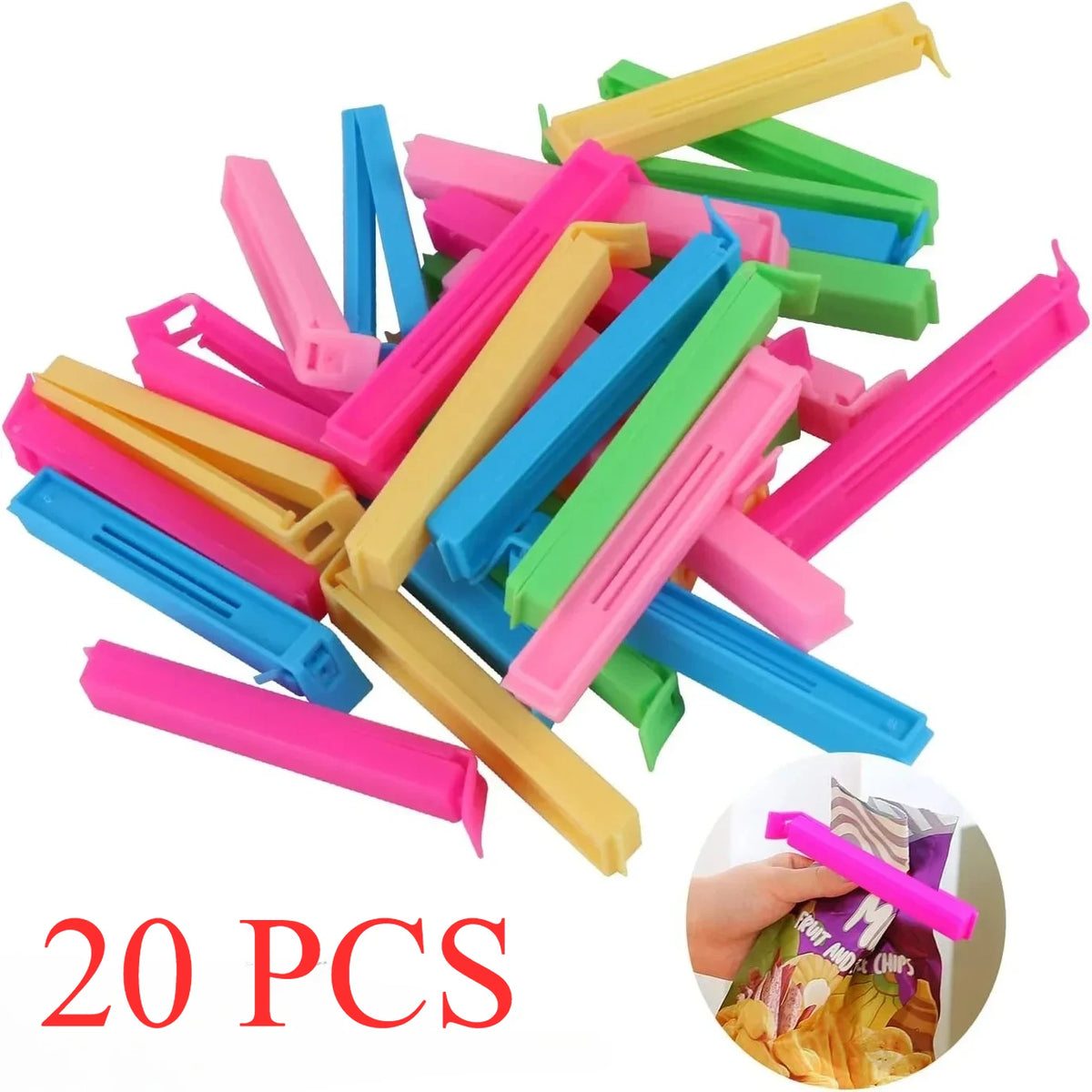 5/10/20PCS Kitchen Storage Food Clamp
