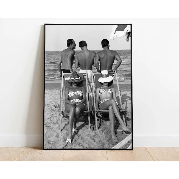 Stylish Fashion Black and White Poster