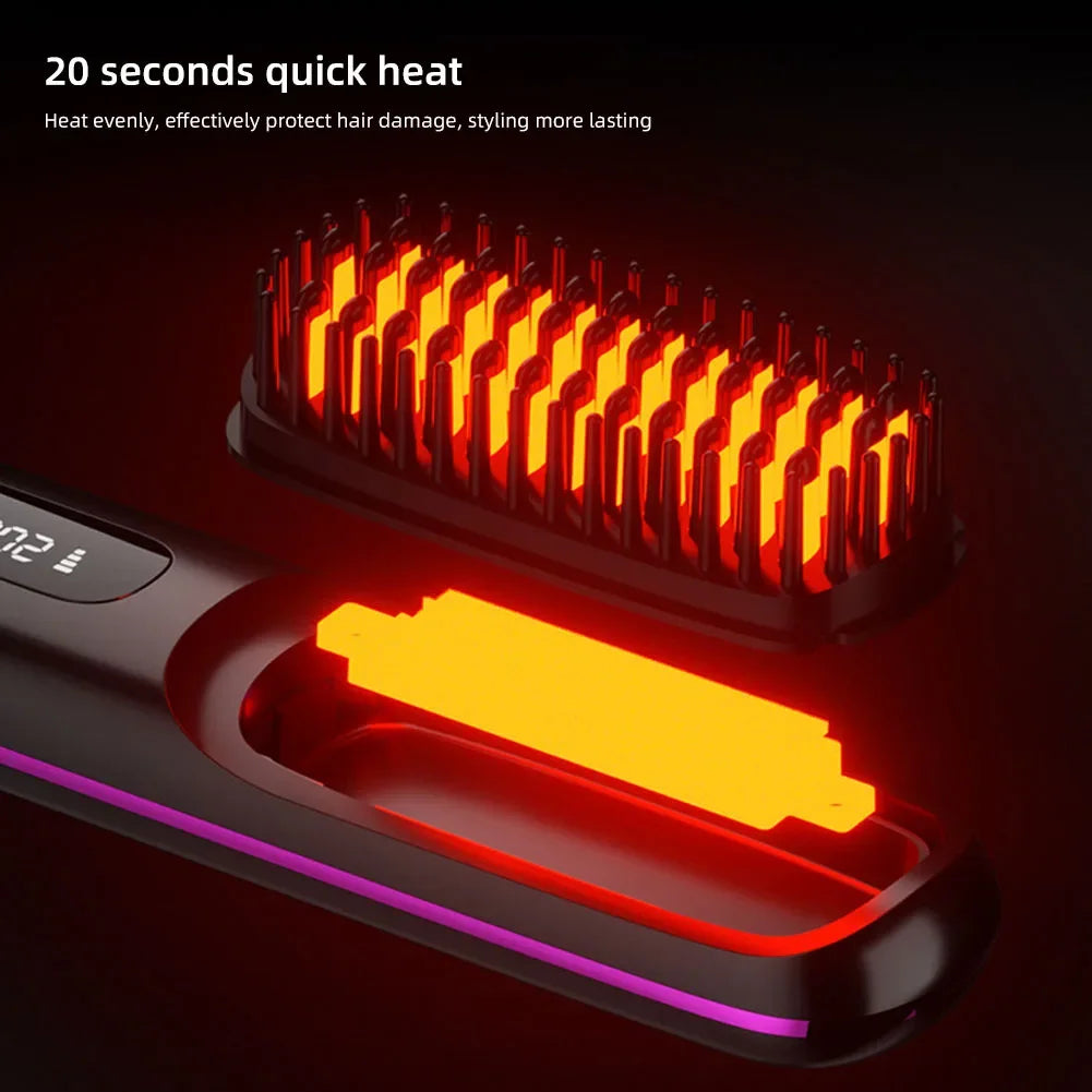 Electric Wireless Hair Straightener