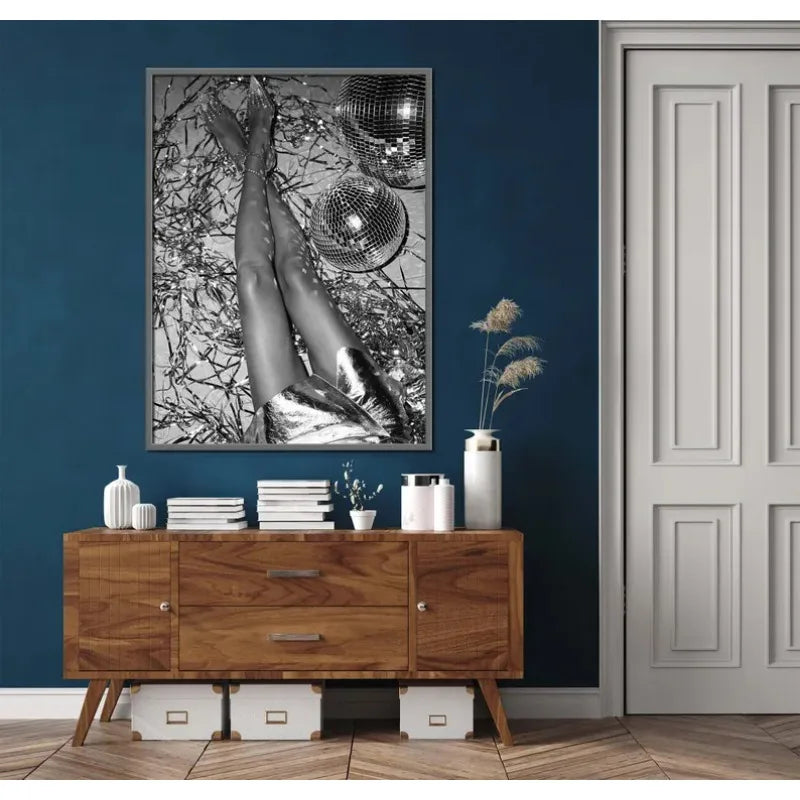 Stylish Fashion Black and White Poster