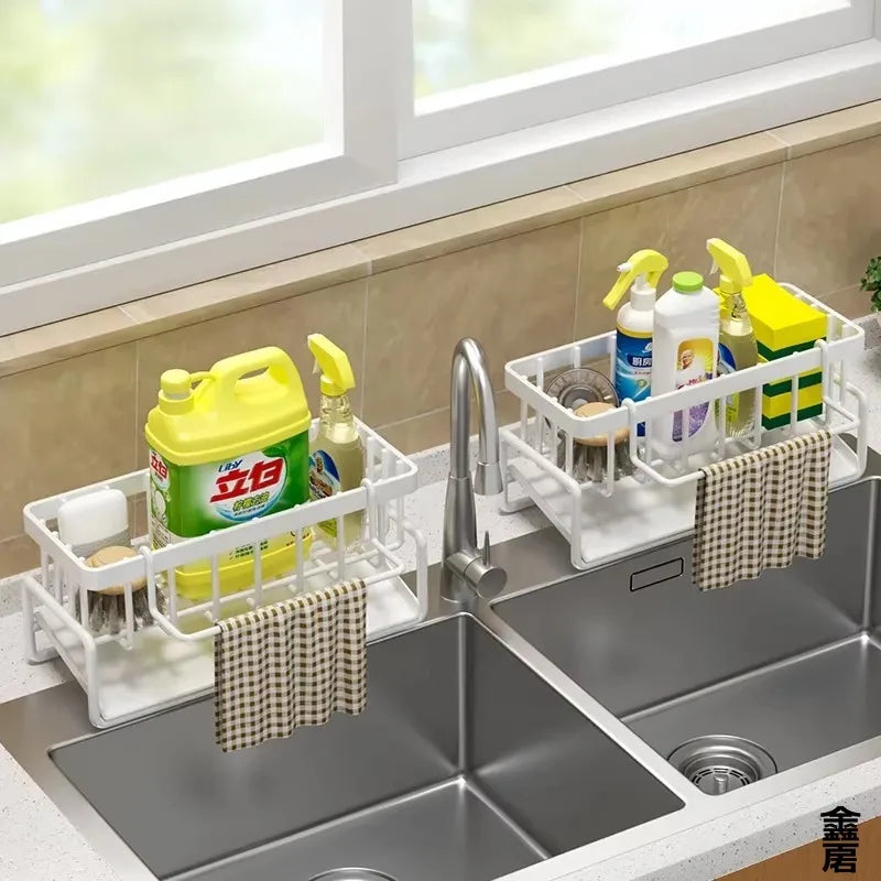 Compact Tap-Mounted Spice Shelf – Sink Organizer