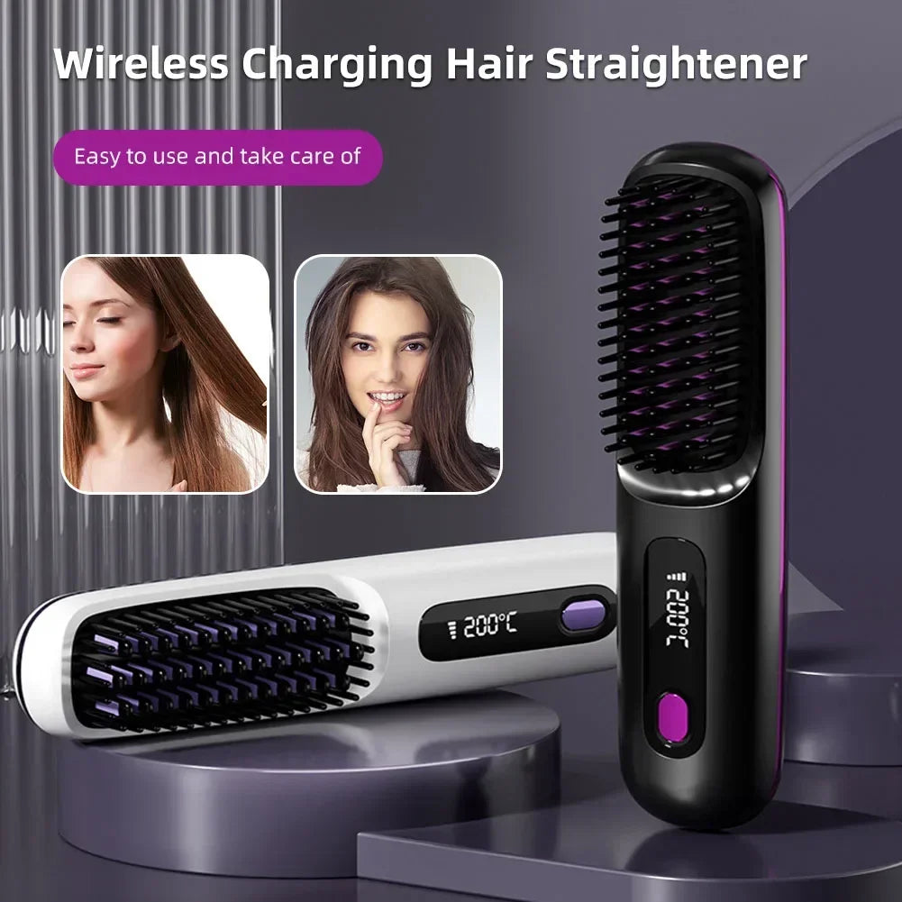 Electric Wireless Hair Straightener
