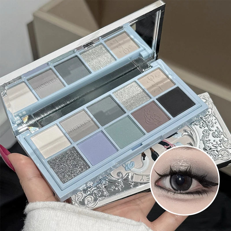 NICEKEY 10 Colors Eyeshadow Palette