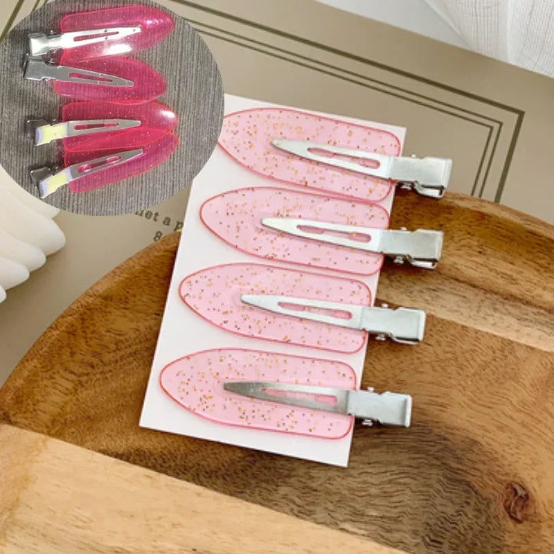 4pcs No Bend Seamless Hair Clips