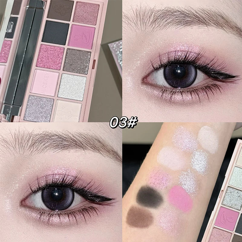 NICEKEY 10 Colors Eyeshadow Palette