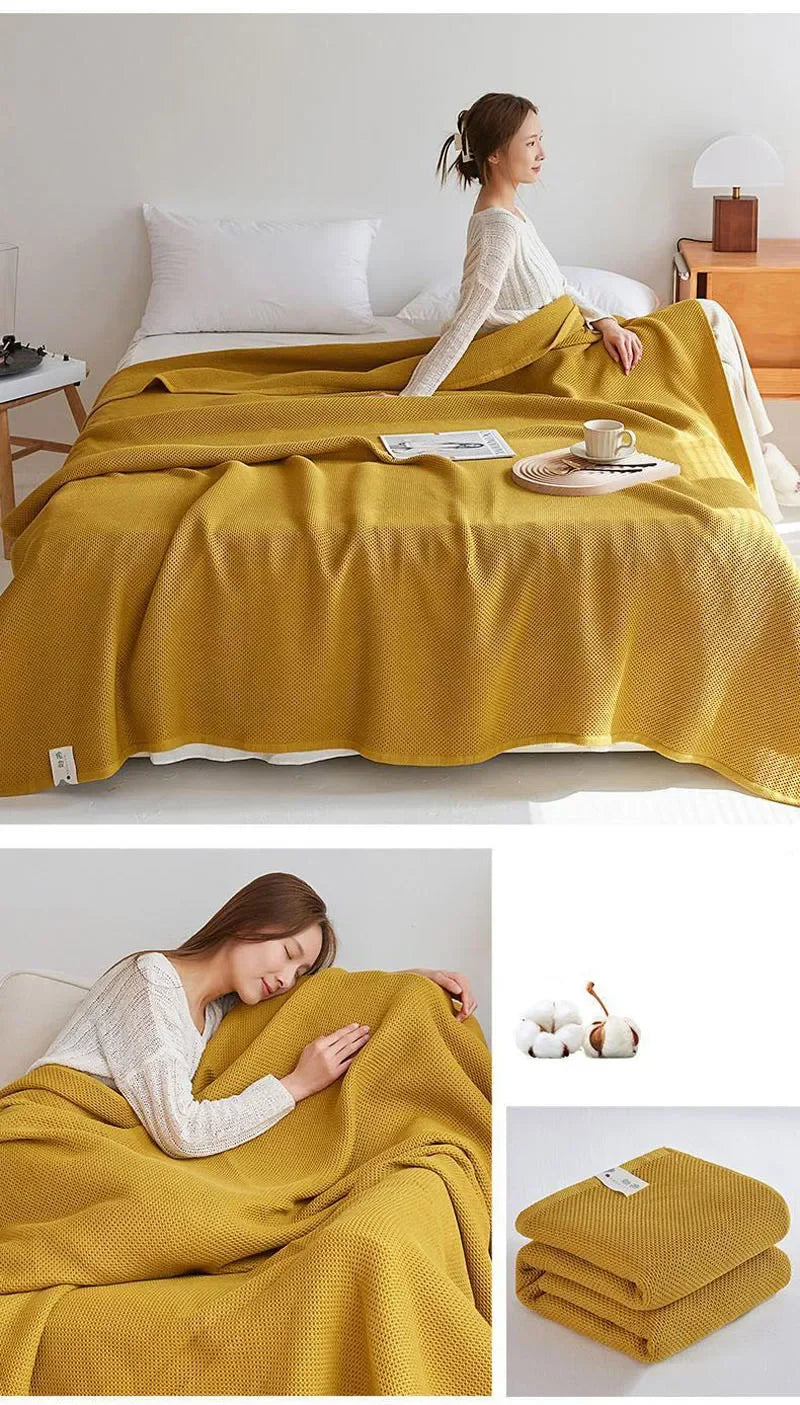 Cotton Blanket for Bed