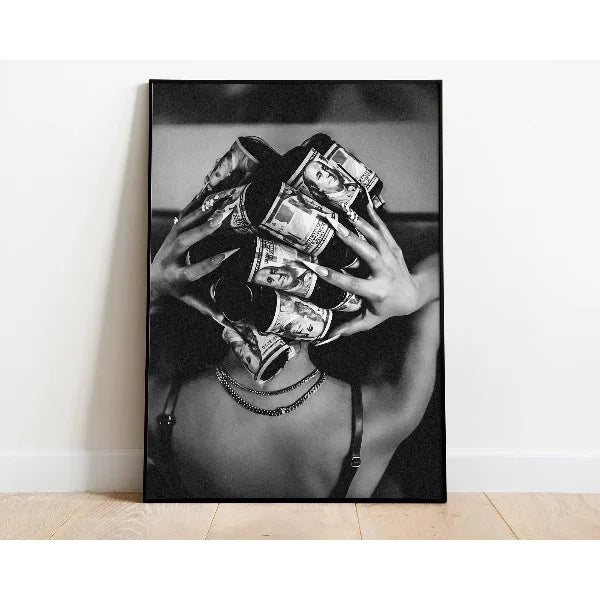 Stylish Fashion Black and White Poster