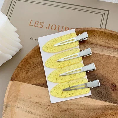 4pcs No Bend Seamless Hair Clips