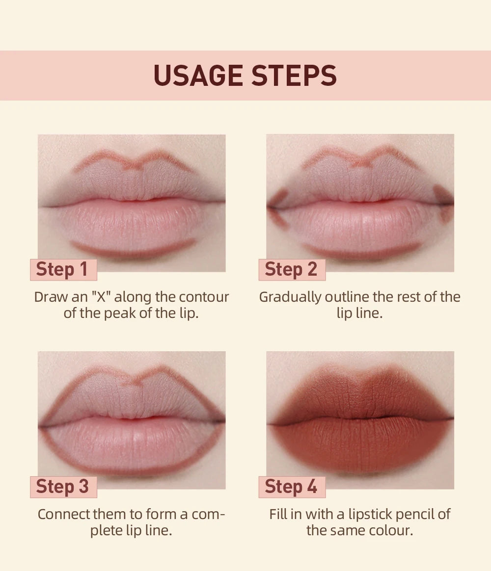 Lipstick/Lipliner 12 Coloros