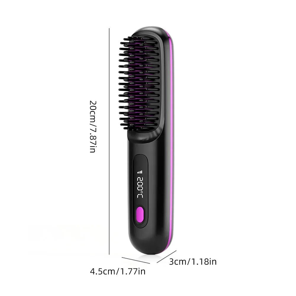 Electric Wireless Hair Straightener