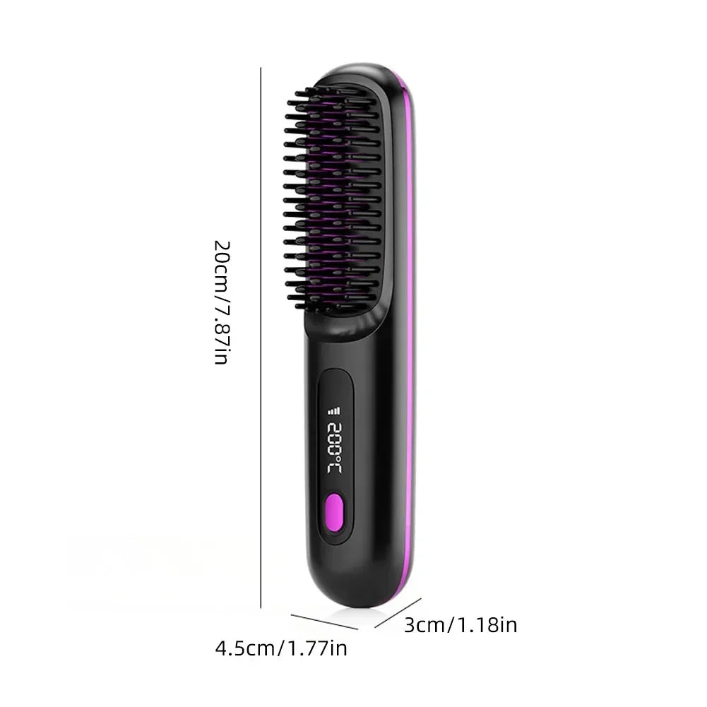 Electric Wireless Hair Straightener