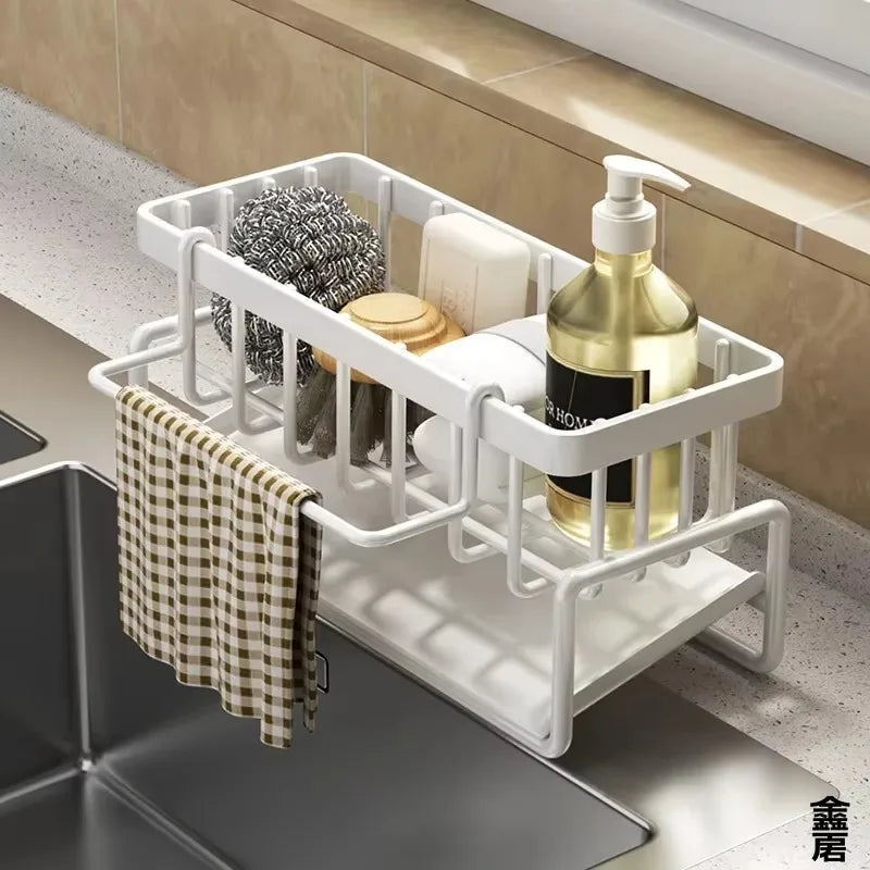 Compact Tap-Mounted Spice Shelf – Sink Organizer