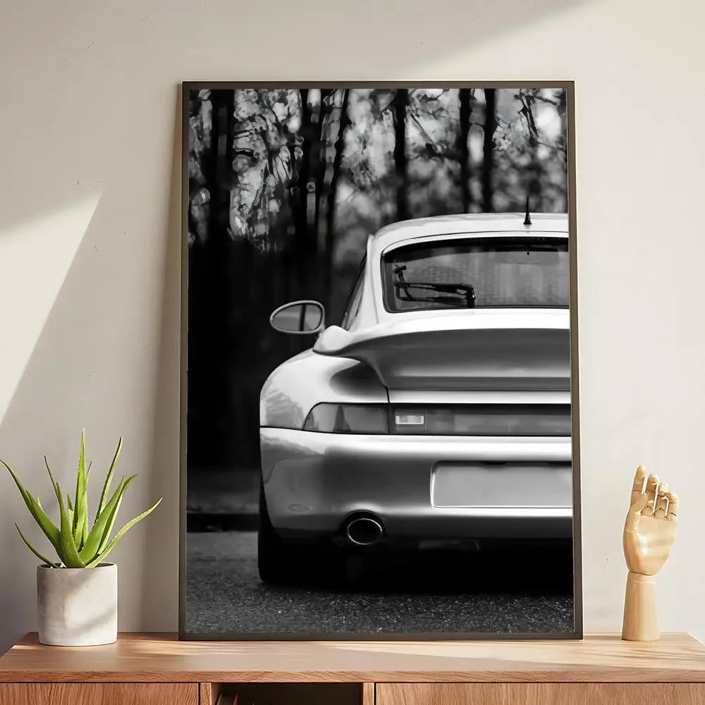 Black and White Luxury Poster
