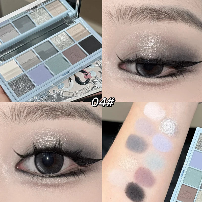 NICEKEY 10 Colors Eyeshadow Palette