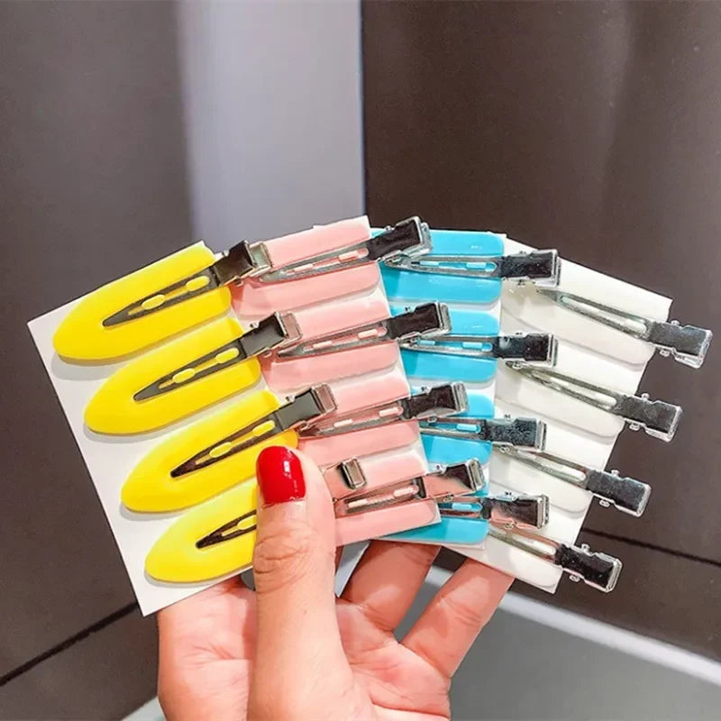 4pcs No Bend Seamless Hair Clips