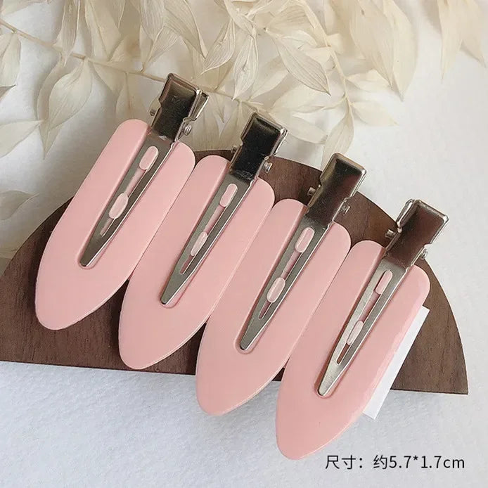 4pcs No Bend Seamless Hair Clips