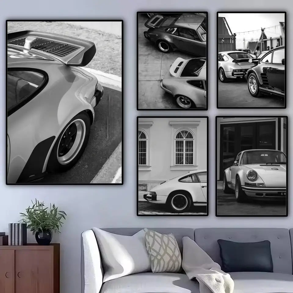 Black and White Luxury Poster