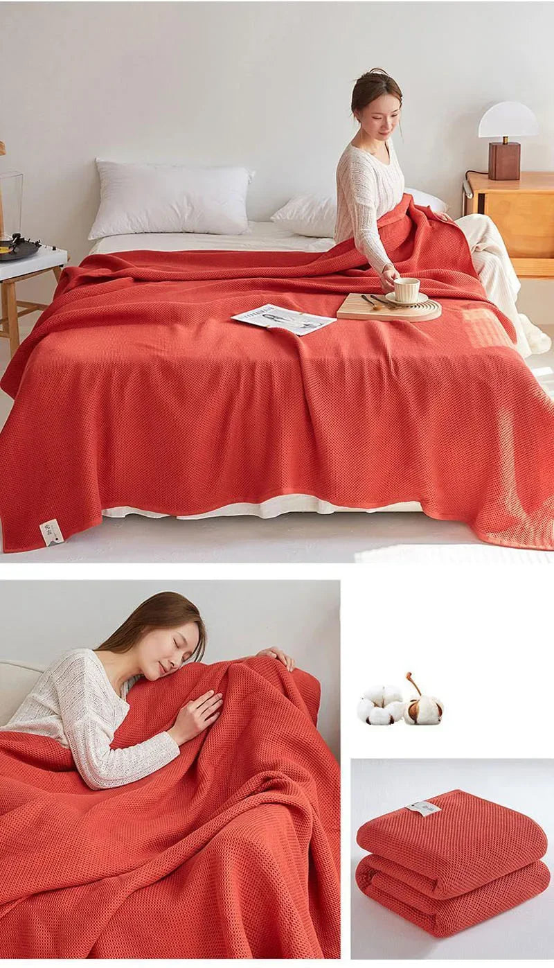 Cotton Blanket for Bed